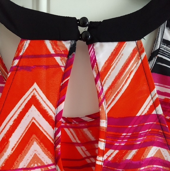 TARGET 1X Zig Zag Hem Sleeveless A-line Blouse NEW - Picture 7 of 10